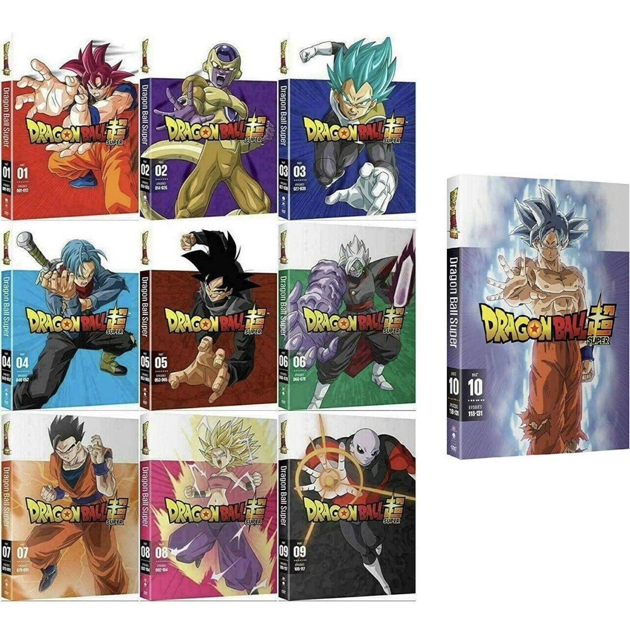 Dragon Ball Super Complete Series 1-10 Wholesale (20-Disc 2015-2018) D – DVD  Wholesale US