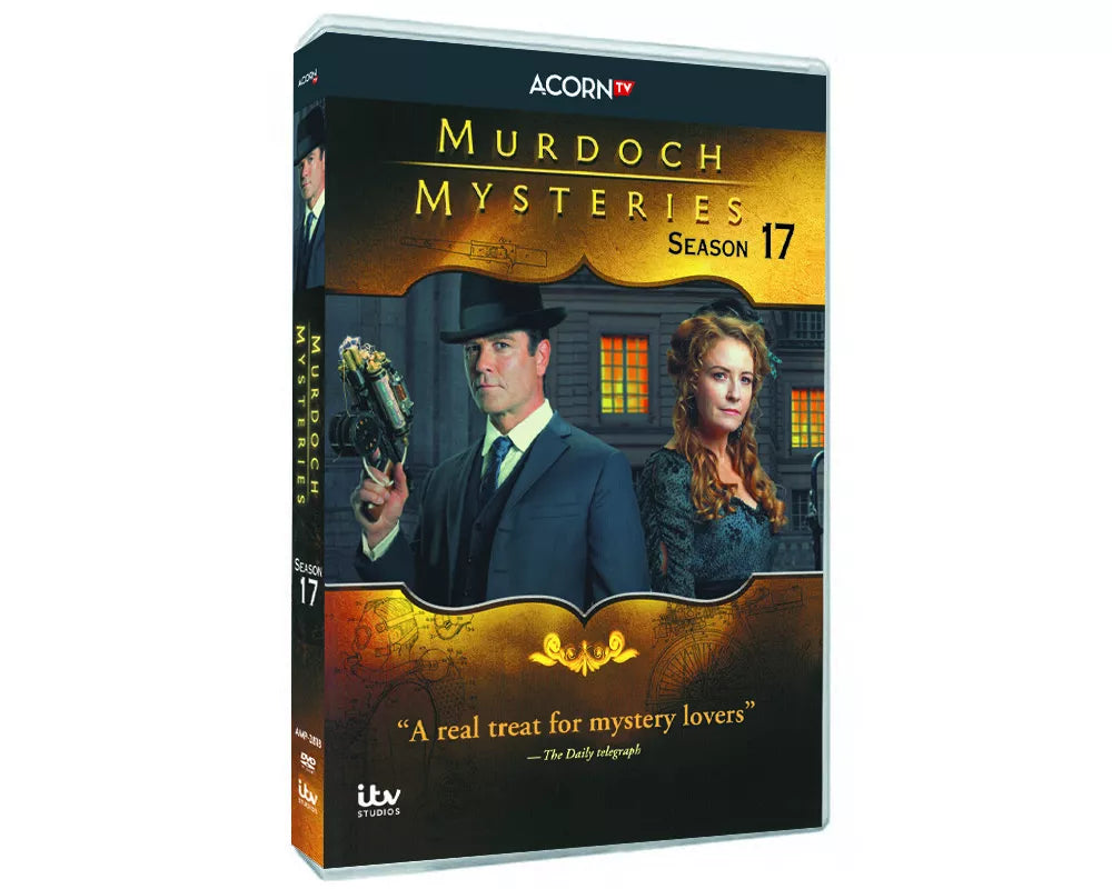 Murdoch Mysteries Season 17 DVD – Complete 5-Disc Box Set, Detective Drama