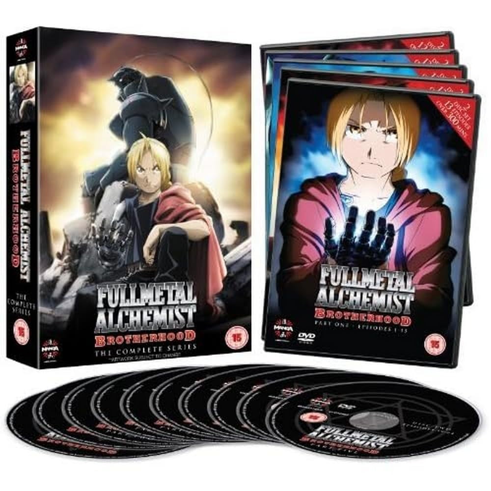 Fullmetal Alchemist Brotherhood DVD – Complete Anime Series | Action Adventure