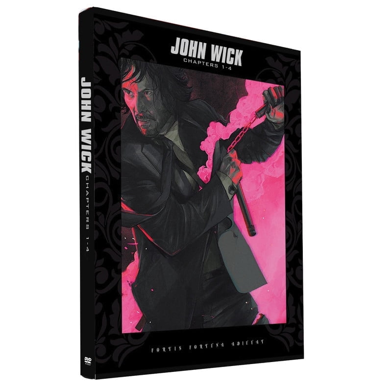 John Wick: Chapters 1-4 (DVD) | Complete Action Movie Collection