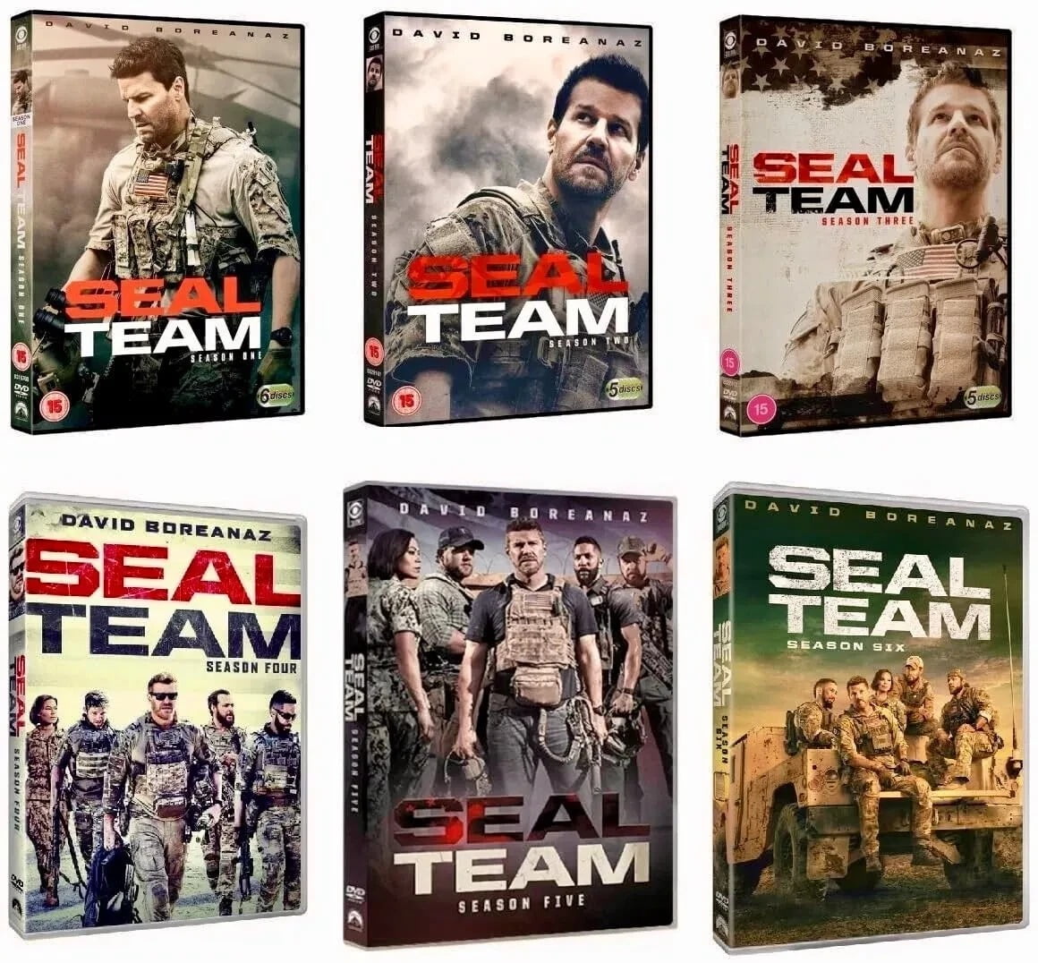 Seal Team Seasons 1-6 DVD | Complete Military Action TV Series Collection