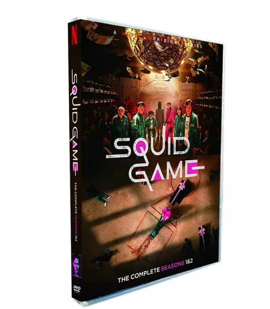 Squid Game Seasons 1-2 DVD Box Set | Complete Korean Drama Series Collection
