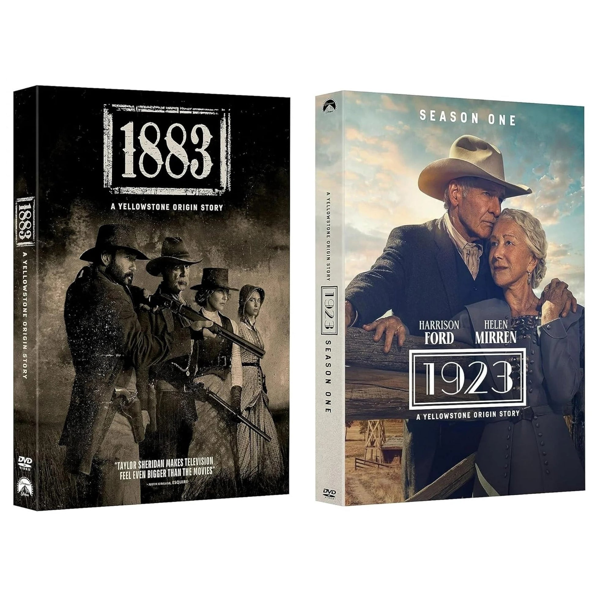 Yellowstone 1883 & 1923 DVD Collection | Complete Seasons | Western Drama Series