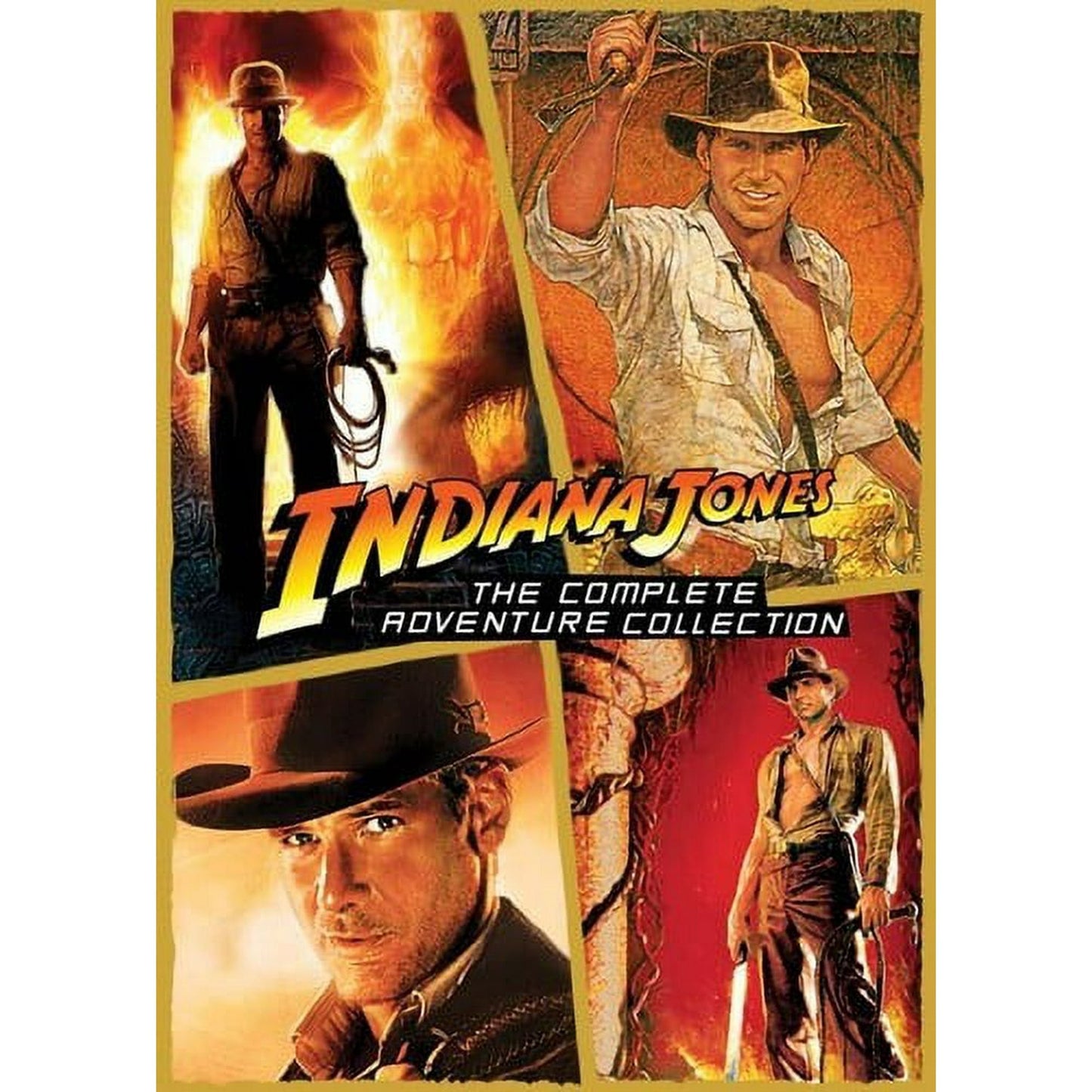 Indiana Jones Complete Adventure Collection DVD | All 4 Classic Movies Box Set