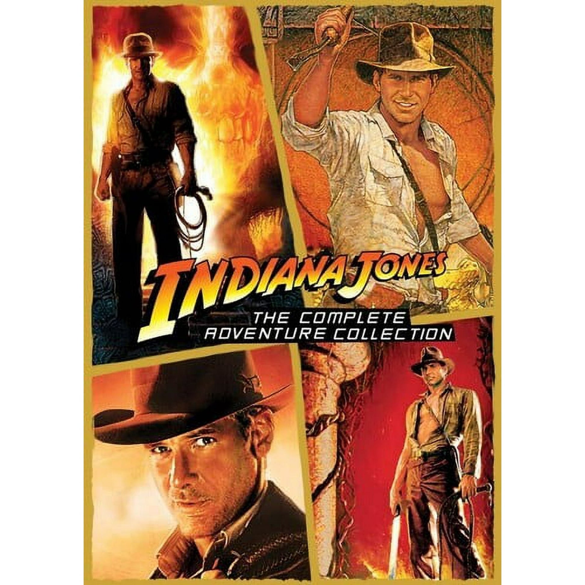 Indiana Jones Complete Adventure Collection DVD | All 4 Classic Movies Box Set