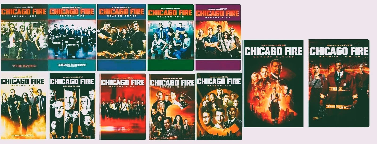 Chicago Fire: The Complete Series 1-13 DVD Box Set – Full Firefighter Drama Collection